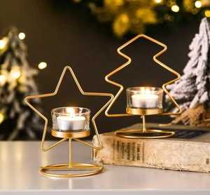 Candelabro de regalo de árbol de Navidad de alta calidad, decoración de cena ligera, mesa de comedor para el hogar, candelabro de Navidad con Aroma creativo - Product Image 2