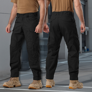 Men's Rip-Stop Polyester <b>Cargo</b> <b>Pants</b> with Multi-Pocket Design and Needle Detection for <b>Work</b> Use - Product Image 5