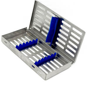 Lot de 4 instruments chirurgicaux allemands assortis kit de cassette de stérilisation en autoclave de haute qualité qualité allemande - Product Image 4