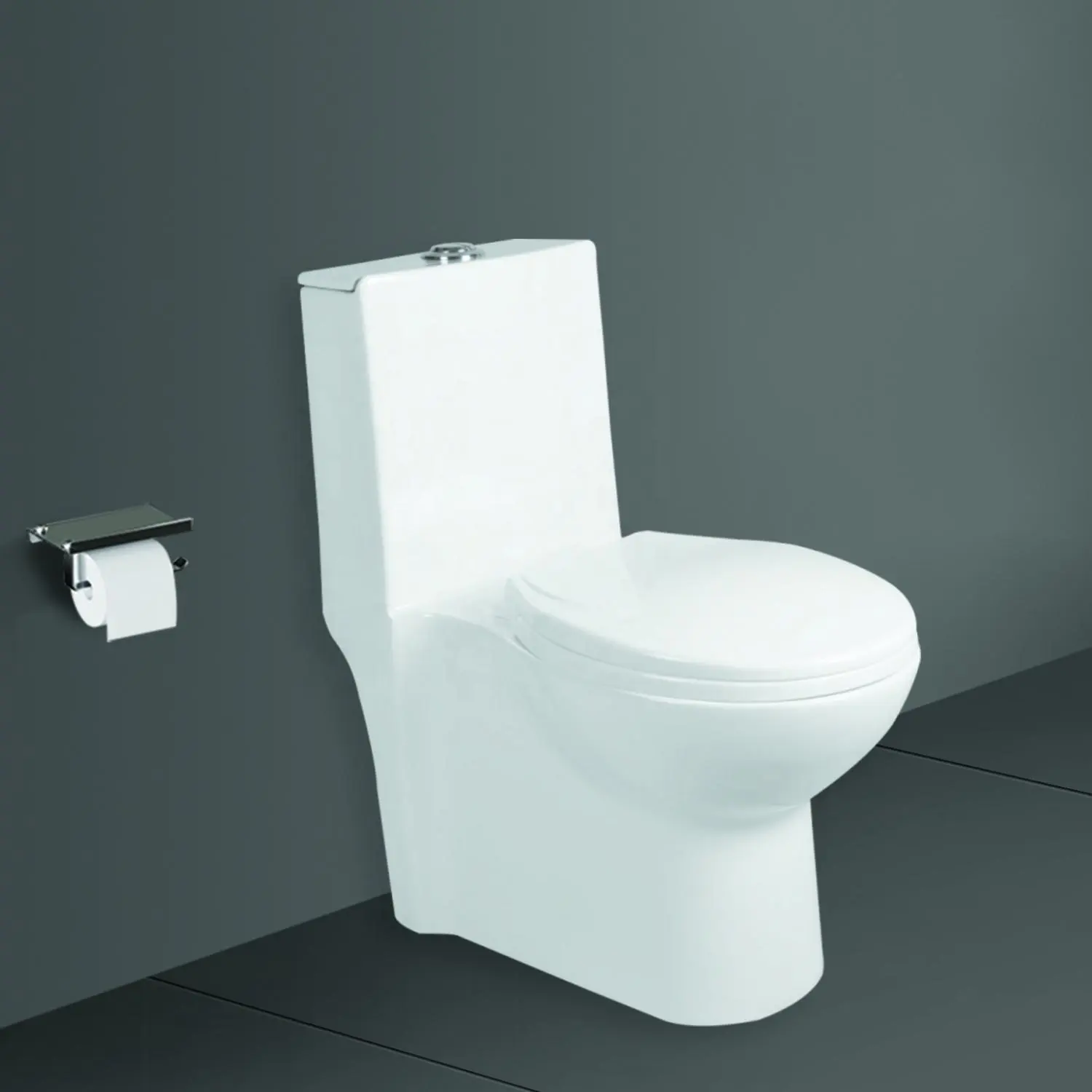 Cupc Mỹ phòng tắm tủ quần áo nước UPC gốm trắng kéo dài sứ siphonic tuôn ra một mảnh nhà vệ sinh bằng vistaar gốm sứ
