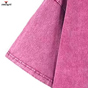 Ropa de verano Camiseta lavada con ácido con impresión de logotipo personalizado de alta calidad Camiseta lavada con ácido de secado rápido para hombres - Product Image 6