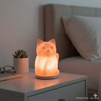 Lampe sculptée en forme d'animal en matériau organique, veilleuse écologique, rose naturel, objet d'art de collection, vente en gros du Pakistan