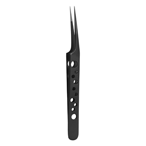 Pinzas para Pestañas Stahlmann Pro de Acero Inoxidable de 11 cm con Punta Suave, Logotipo Personalizable, Diseño Duradero y de Precisión - Product Image 1