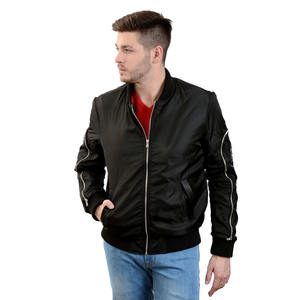 Veste en satin Union Made Varsity Bomber Manager Adulte Grande veste - Product Image 5