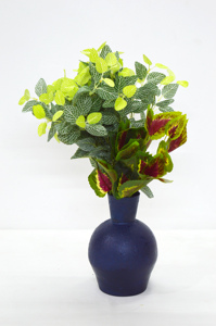 Motif martelé vente chaude enduit de poudre couleur Antique en aluminium nickelé Vase à fleurs Vase de Style Premium pour la maison de luxe - Product Image 2