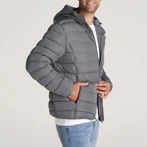 Logo personnalisé veste légère hiver coupe-vent chaud extérieur veste en coton matelassé pour hommes - Product Image 6