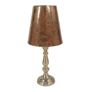 Beautiful accenting Metal Table Lamp Piece perfect for end table and office desk decors space