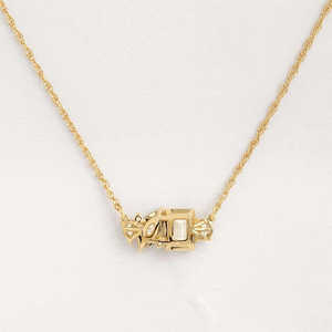 925 Silver <b>Emerald</b> & Marquise Cut Moissanite Cluster <b>Pendant</b> Charm Jewelry - Product Image 2