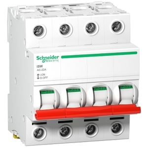 Interruttore Sezionatore SCHNEIDER ELECTRIC ISW-4P 100A 415V a 4 Poli - Product Image 1