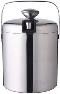 ถังน้ำแข็งสีทองแบบตั้งสูงพร้อมที่จับสำหรับปาร์ตี้ไวน์แชมเปญเบียร์ KTV คลับบาร์ - Product Image 3