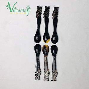 Luxurious Horn <b>Spoon</b>. the Owl in the Hand Holds the Horn. Vietnamese Craft <b>Spoons</b>. <b>Coffee</b> <b>Spoon</b>, Tea <b>Spoon</b>, Unique Style - Product Image 5