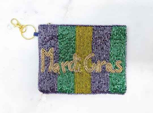 Designer Beaded Coin Purse For Women Compact And Eye Catching Evening <b>Handbag</b> With <b>Colourful</b> Handmade Beads by glowin fashion - Product Image 3