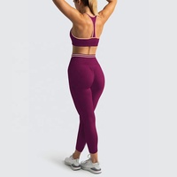Ensemble de yoga deux pièces pour femmes, fabricant sur mesure, haute qualité, ensemble de fitness athlétique personnalisé, grandes tailles, ensemble de yoga authentique et unique pour femmes