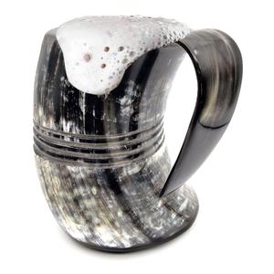 Taza de cuerno para beber de ágata Natural Medieval vikinga, estilo Animal pulido impermeable para cerveza, vino, hidromiel, producto hecho a mano - Product Image 3