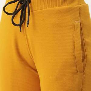 Ensemble de survêtement en molleton de coton épais pour femmes, décontracté, motif solide avec fermeture à glissière avec logo personnalisé, vêtements d'hiver en vrac en gros - Product Image 6