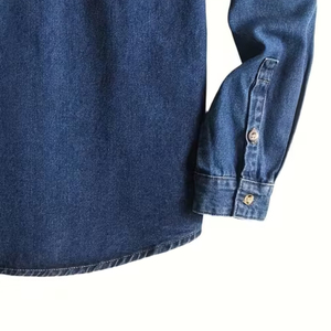Premium High Quality New Arrival Men's Vintage Style <b>Custom</b> <b>Denim</b> <b>Jacket</b> 100% Cotton Knitted Winter Season with Patches Button - Product Image 6