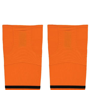 Chaussettes tricotées personnalisées pour le hockey sur glace Chaussettes chauffantes pour le hockey sur glace Chaussettes de hockey sur glace à rayures pour jeunes - Product Image 3