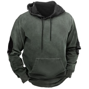 Luxury Quality <b>Men's</b> Regular Fit <b>Pullover</b> Hoodies Custom Embroidery Digital Printing Canvas Fabric Streetwear Winter Hoodies - Product Image 3