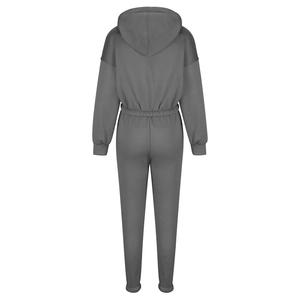 Conjunto de chándal de moda para mujer con chaqueta de Jersey de etiqueta personalizada y pantalones de chándal ropa atlética OEM ODM fabricante - Product Image 2