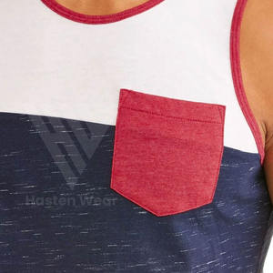 Débardeur de sport pour homme en gros, 100% fibre de coton, respirant, séchage rapide, couleur personnalisée - Product Image 4