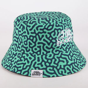 High Quality Custom <b>Summer</b> Fisherman Reversible Bucket Hat 3D Embroidery Private Label Printed Sun Shade <b>Cap</b> Wholesale - Product Image 2