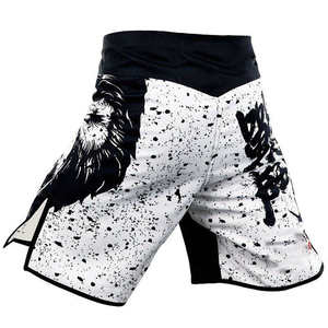 Short d'entraînement MMA durable Short de combat d'arts martiaux pour hommes Logo personnalisé Gym Grappling Kickboxing Shorts Fabricant - Product Image 3