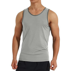 Vêtements de gym Coton Bodybuilding Stringer Débardeur Hommes Fitness Singlets Sports Sleeveless Shirt Solid Muscle - Product Image 2