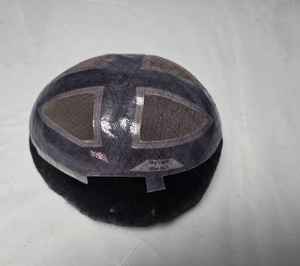 Perruque toupet en cheveux humains Remy indiens avec styles Yaki et Deep Wave, trame unique pour dentelle, toutes les couleurs - Product Image 4