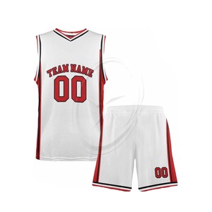 Maillot de basket-ball personnalisé pour hommes jeunes BSCI respirant personnalisé, vêtements de sport en gros Maillot de basket-ball réversible - Product Image 1