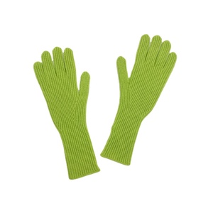 ถุงมือสตรี100% ผ้าแคชเมียร์แท้ไร้รอยต่อยาวถึงศอกถุงมือให้ความอบอุ่นกลางแจ้งใช้ได้ทุกวันสำหรับเดินทางในฤดูหนาว - Product Image 1