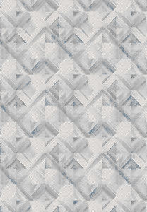 Alfombra Turca Tejida Moderna con Diseño Geométrico Abstracto Heritagea, PP Termosellado, PES de 11 mm, Pelo Corto, Multicolor, Antideslizante y Ecológica - Product Image 3