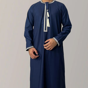 Personalizado Pecho forcejeo Elegante Nueva Llegada Estilo Arabia Al Daffah Thobe Hombres Daffah Thobes Largo Longitud Elegante Hombres - Product Image 3
