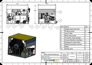 Sistema de Reabastecimiento Móvil de Combustible para Estaciones de Servicio TechnoJet MRM-P-600 12VDC, 600 GPM, Módulo para Gasolina y Diésel - Product Image 4