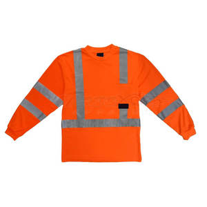 Reflective Safety Long Sleeves Polo Shirt For Night Shift And Outdoor <b>Lightweight</b> <b>Hi</b> <b>Vis</b> Safety Long Sleeves Polo Shirt - Product Image 3