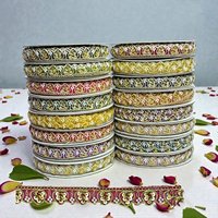 Sacs sur mesure écologiques, traditionnels, fantaisie, floraux, vintage, 100% coton, avec dentelle brodée, sequins et pierres, finition premium