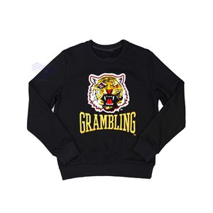 Grambling State University 100% algodón cuello redondo sudadera PULLOVER estilo Invierno Polar bordado Technics sólido no tejido - Product Image 1