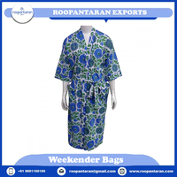 Kimono de Cambric doux à imprimé floral indien avec bretelles spaghetti enveloppant respirant pour l'été-meilleur prix