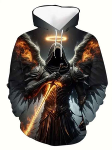 Sweat à capuche personnalisé haute impression 3D fournisseur de coton unisexe polyester hommes sweat à capuche street style Full Zip Us sweats à capuche thermiques 100% coton - Product Image 3