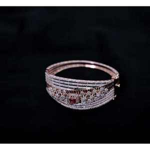 Pulsera de Diamantes Cultivados en Laboratorio con Corte Ovalado de 4.91 CT para Mujer, Oro Rosa de 14K, Certificación GH VS IGI, Estilo Moderno y Elegante, Chapado en Rodio de Lujo - Product Image 2