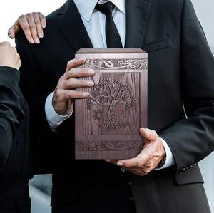 Cremation <b>Urns</b> for Human Ashes Adult Male Female, Wooden Tree of Life <b>Urns</b> Box and <b>Casket</b> for Ashes Men Women Child, <b>Pets</b> Cat - Product Image 5