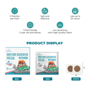 แผ่นแก้เมารถสมุนไพรสำหรับเด็กและผู้ใหญ่ - Product Image 3