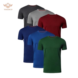 เสื้อยืดผู้ชายคอตตอนแท้ 100% แบบถัก ทรงโอเวอร์ไซส์ หนานุ่ม  ไซส์ใหญ่พิเศษ  รับสกรีนลายตามสั่ง แขนสั้น ระบายอากาศได้ดี ขายส่ง - Product Image 1