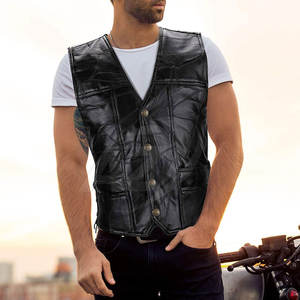 Gilet de moto en cuir sur mesure pour homme, best-seller, respirant, nouvelle arrivée, vêtements de course, toutes saisons - Product Image 4