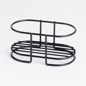 Factory Wholesale Price Metal <b>Wine</b> Bottle Stand with Black Powder Coated Finished Customized Shape &size to Get Good Cost - Product Image 1