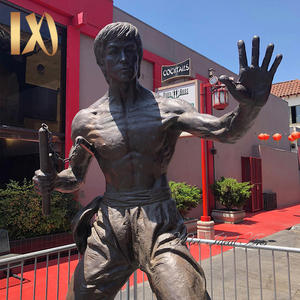 Ideal Arts Factory moderno tamaño real latón hombre bronce <span class=keywords><strong>Bruce</strong></span> <span class=keywords><strong>Lee</strong></span> estatua - Product Image 6