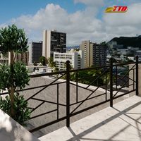 Solutions de balustrades de balcon élégantes et durables en acier inoxydable et acier galvanisé avec revêtement en poudre pour maisons et appartements modernes