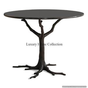 ชุดโต๊ะข้างไม้2ชิ้นที่ออกแบบอย่างหรูหราเฟอร์นิเจอร์ห้องนั่งเล่นทำด้วยมือสำหรับวิลล่าบังกะโลบ้านและโรงแรม - Product Image 5