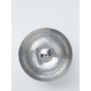 Bol à fruits en métal moderne avec bol de service en acier inoxydable élégant et poli et écologique pour les fêtes - Product Image 5