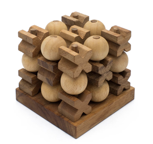 Tri planche à empiler en bois blocs de bois jeu blocs de construction équilibrage Puzzles jouets de l'Inde - Product Image 1