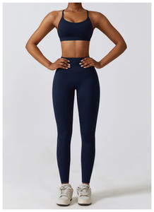 Wear Suits3Pieces Sujetador deportivo Top Yoga Chaqueta Gym Wear Workout Sets Mujeres Ropa deportiva Gym Fitness Set - Product Image 4